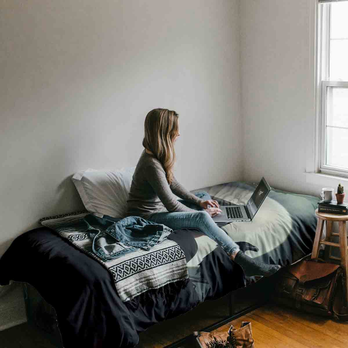 Therapiedekens Beddengoed Set Man in het Maanlicht