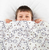 Therapiedekens beddengoedset met Harry's bril