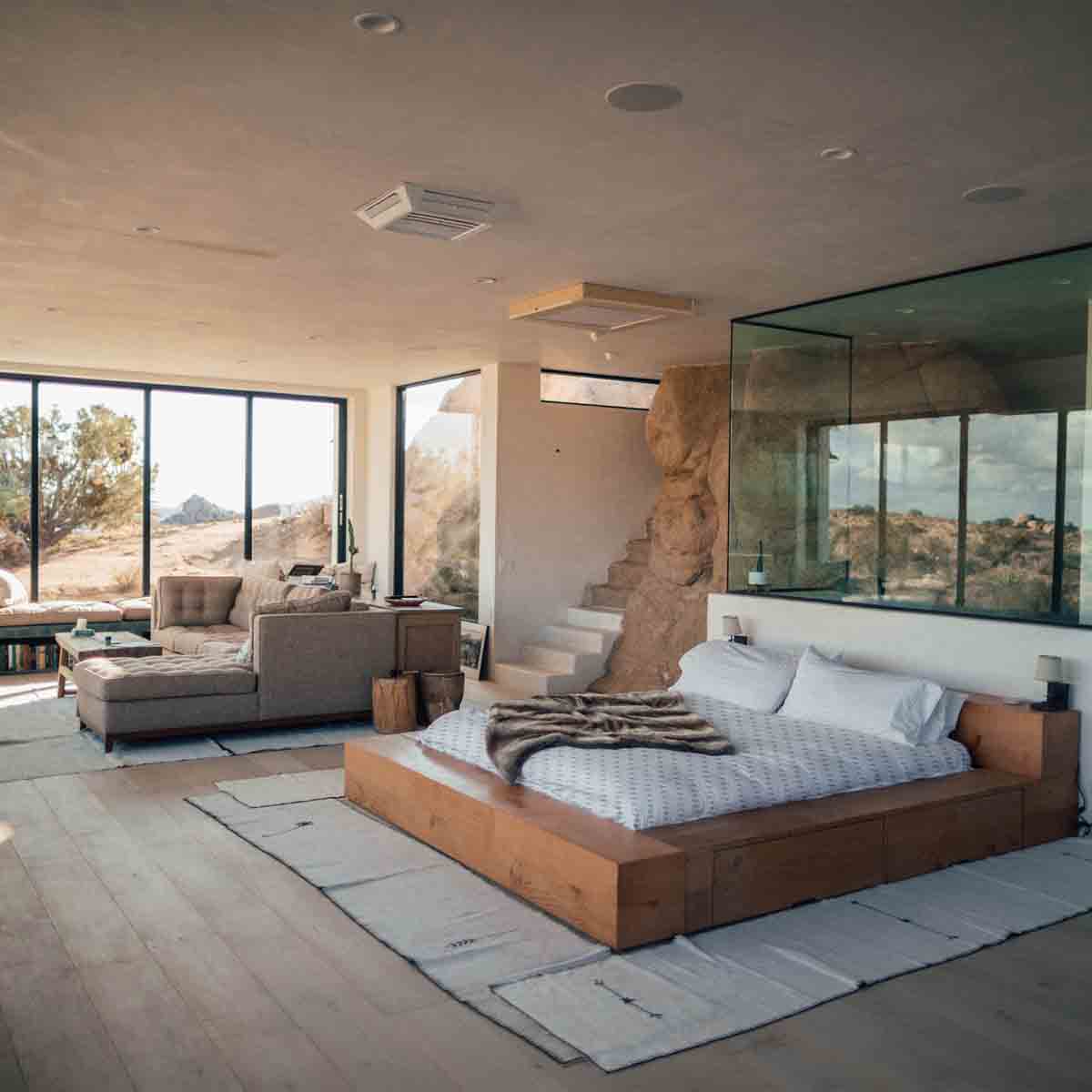 Original Therapiedecke - Baumwoll Bettwäsche Set Weiß mit grauen Dreiecken