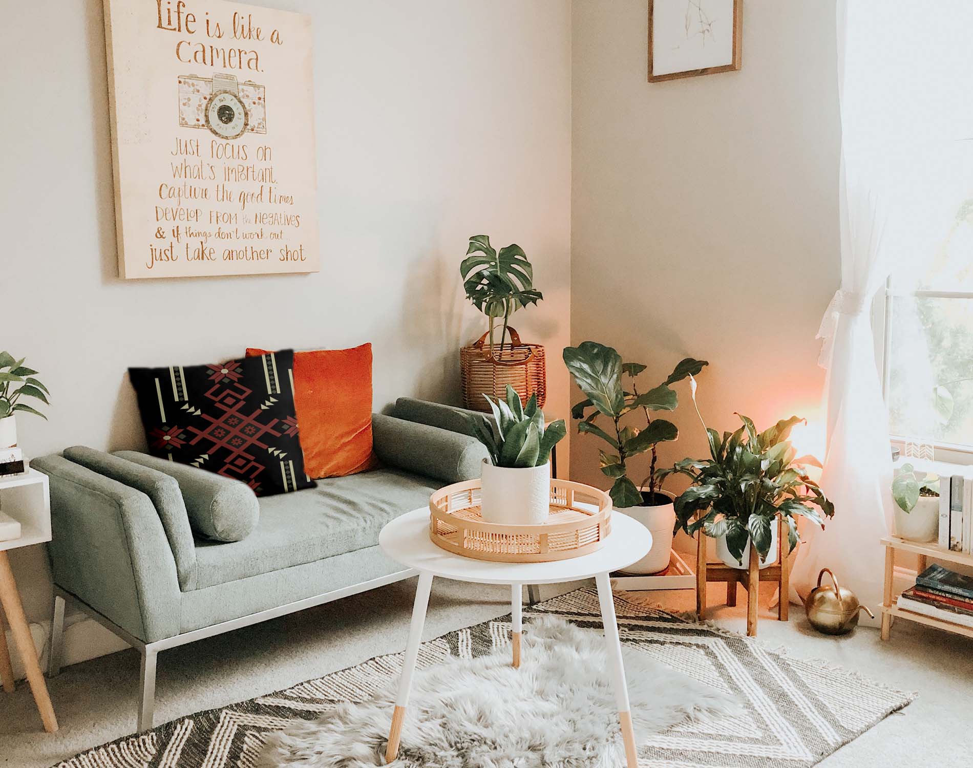 Gezondheidskussen met grote sneeuwvlok