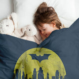 Originele therapiedeken - katoenen hoes Batman Gotham