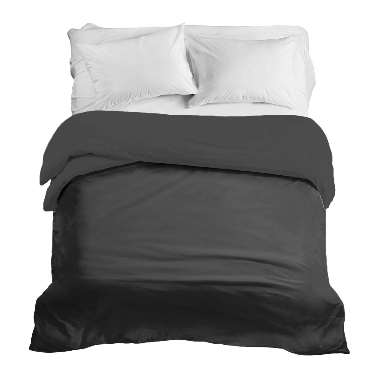 Originele therapiedeken - katoenen hoes in donkergrijs