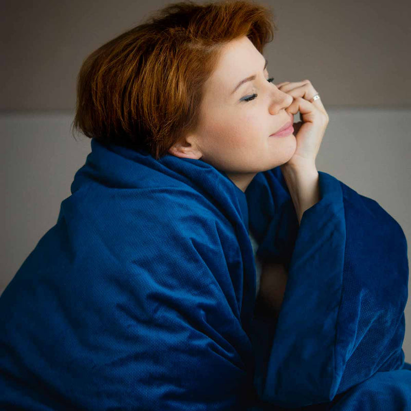 Originele therapiedeken - gewichtdeken set voor volwassenen inclusief 2 hoezen naar keuze