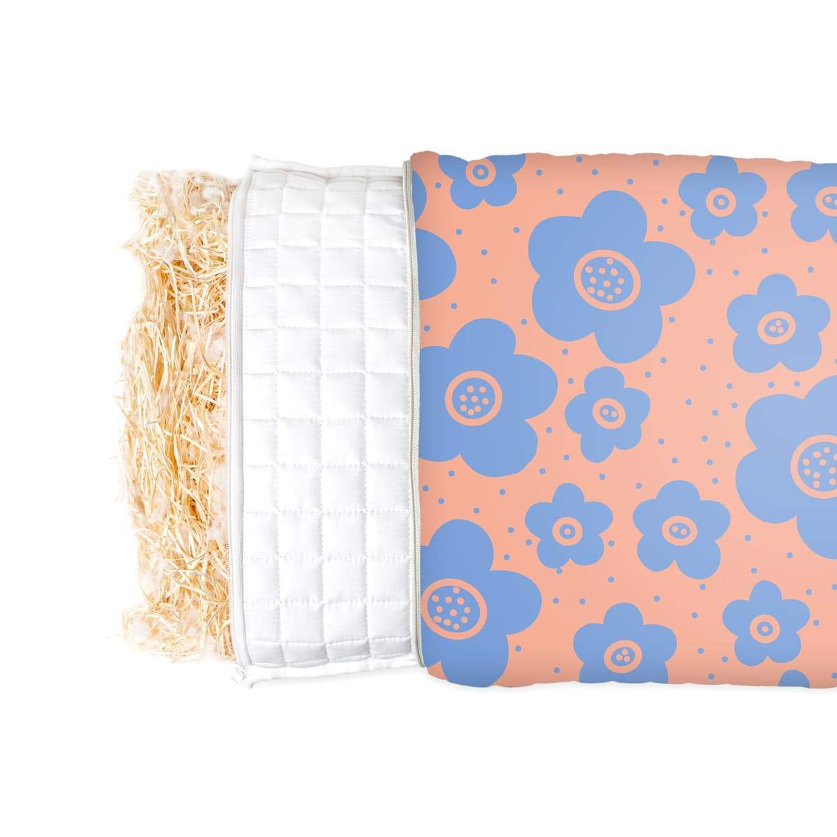 Gezondheidskussen met bloemenpatroon voor kinderen