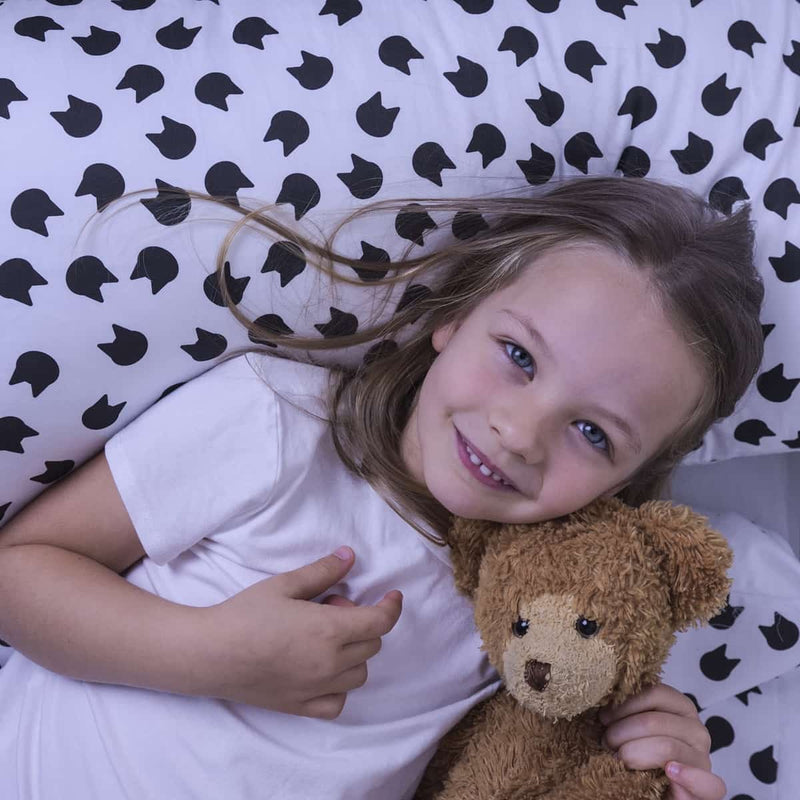 Gezondheidskussen met kattenpatroon voor kinderen