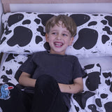 Gezondheidskussen met koeienvlekkenpatroon voor kinderen