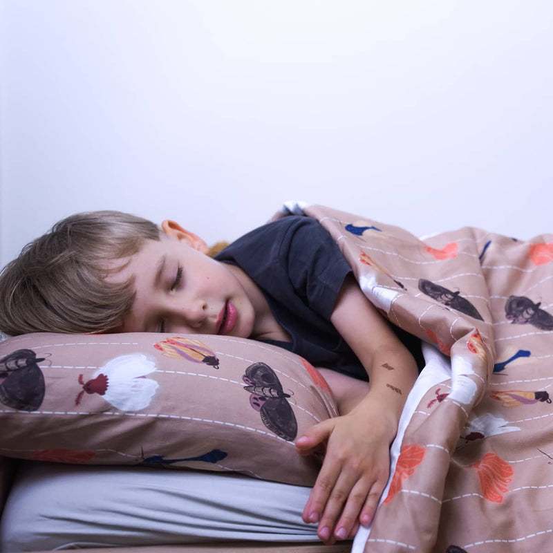 Gezondheidskussen met insectenpatroon voor kinderen
