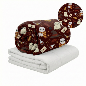 Originele therapiedeken - Zauberei Hedwig verzwaringsdeken met katoenen hoes voor kinderen & volwassenen