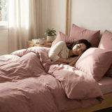 Original Therapiedecke - Gewichtsdecke mit Baumwollbezug in Altrosa für Erwachsene