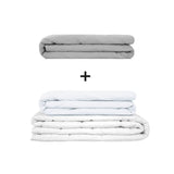 Originele therapiedeken - gewichtdeken set voor volwassenen inclusief 2 hoezen naar keuze