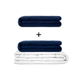 Originele therapiedeken - gewichtdeken set voor volwassenen inclusief 2 hoezen naar keuze