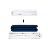 Originele therapiedeken - gewichtdeken set voor volwassenen inclusief 2 hoezen naar keuze