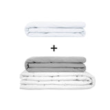 Originele therapiedeken - gewichtdeken set voor volwassenen inclusief 2 hoezen naar keuze