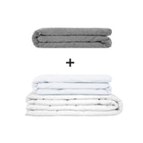 Originele therapiedeken - gewichtdeken set voor volwassenen inclusief 2 hoezen naar keuze