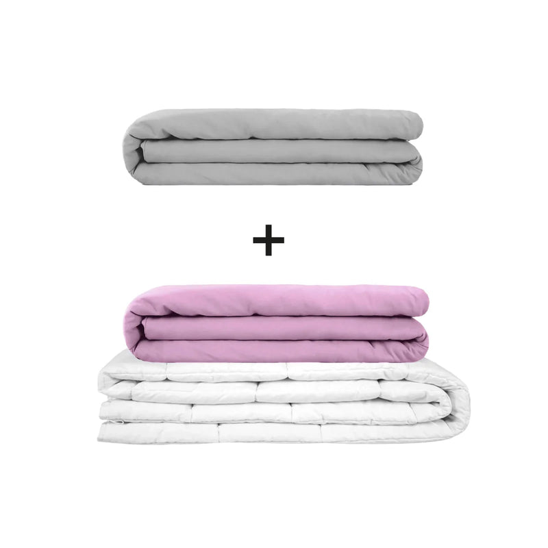 Original Therapiedecke - Gewichtsdecken Set für Erwachsene inklusive 2 Bezügen nach Wahl