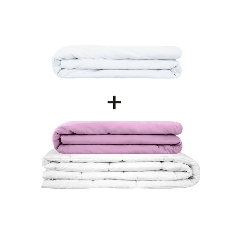 Original Therapiedecke - Gewichtsdecken Set für Erwachsene inklusive 2 Bezügen nach Wahl