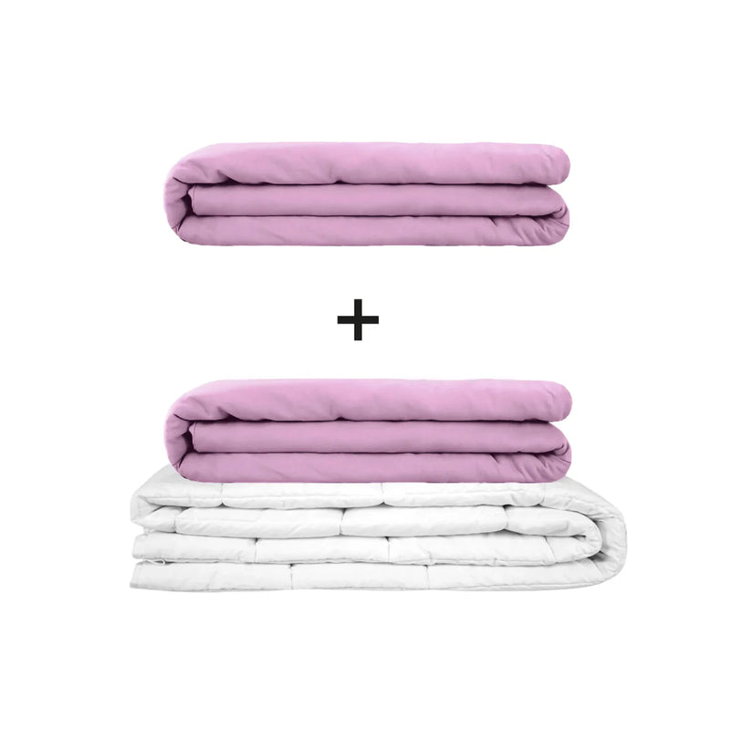 Original Therapiedecke - Gewichtsdecken Set für Erwachsene inklusive 2 Bezügen nach Wahl