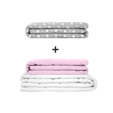 Original Therapiedecke - Gewichtsdecken Set für Erwachsene inklusive 2 Bezügen nach Wahl