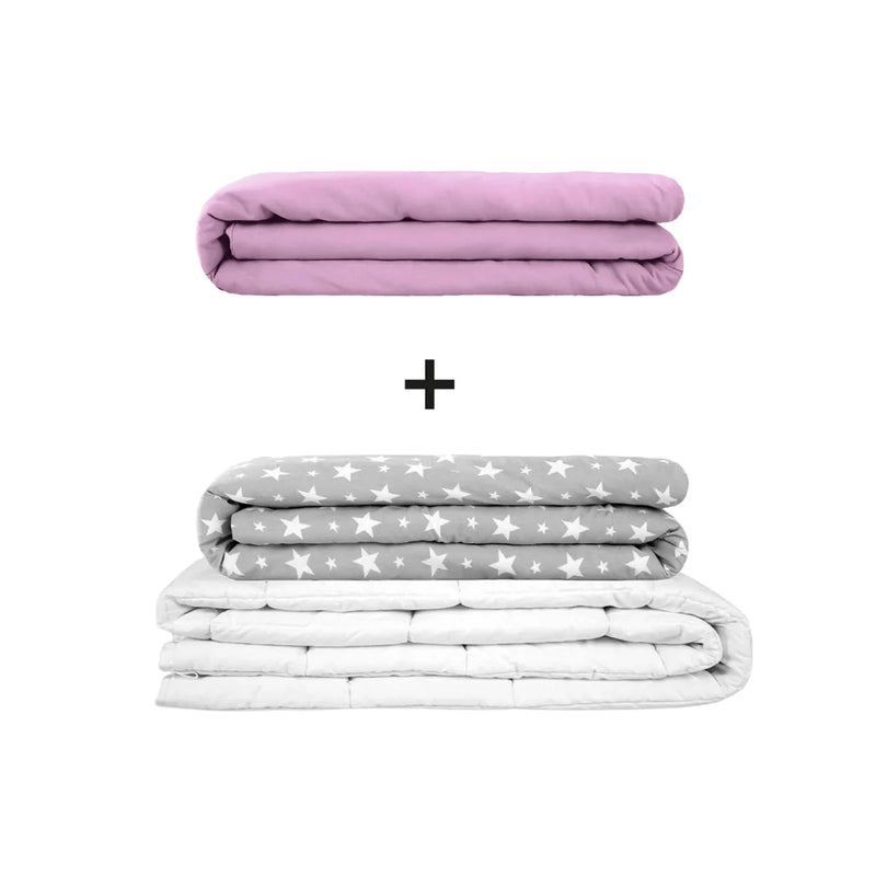 Original Therapiedecke - Gewichtsdecken Set für Erwachsene inklusive 2 Bezügen nach Wahl