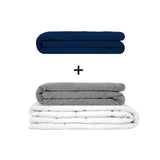 Original Therapiedecke - Gewichtsdecken Set für Erwachsene inklusive 2 Bezügen nach Wahl