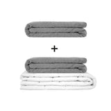 Originele therapiedeken - gewichtdeken set voor volwassenen inclusief 2 hoezen naar keuze