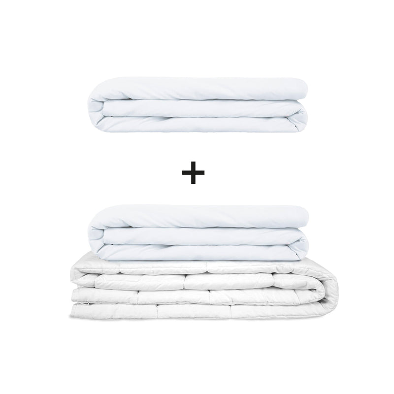 Originele therapiedeken - gewichtdeken set voor volwassenen inclusief 2 hoezen naar keuze