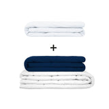 Original Therapiedecke - Gewichtsdecken Set für Erwachsene inklusive 2 Bezügen nach Wahl