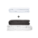 Original Therapiedecke - Gewichtsdecken Set für Erwachsene inklusive 2 Bezügen nach Wahl