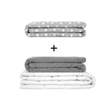 Original Therapiedecke - Gewichtsdecken Set für Erwachsene inklusive 2 Bezügen nach Wahl