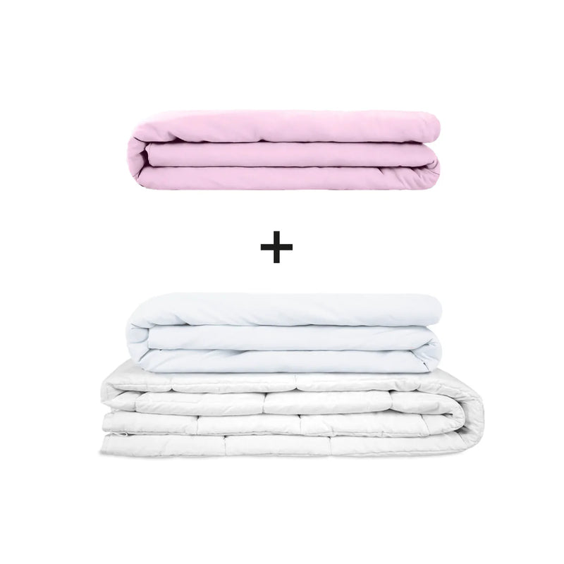 Original Therapiedecke - Gewichtsdecken Set für Erwachsene inklusive 2 Bezügen nach Wahl