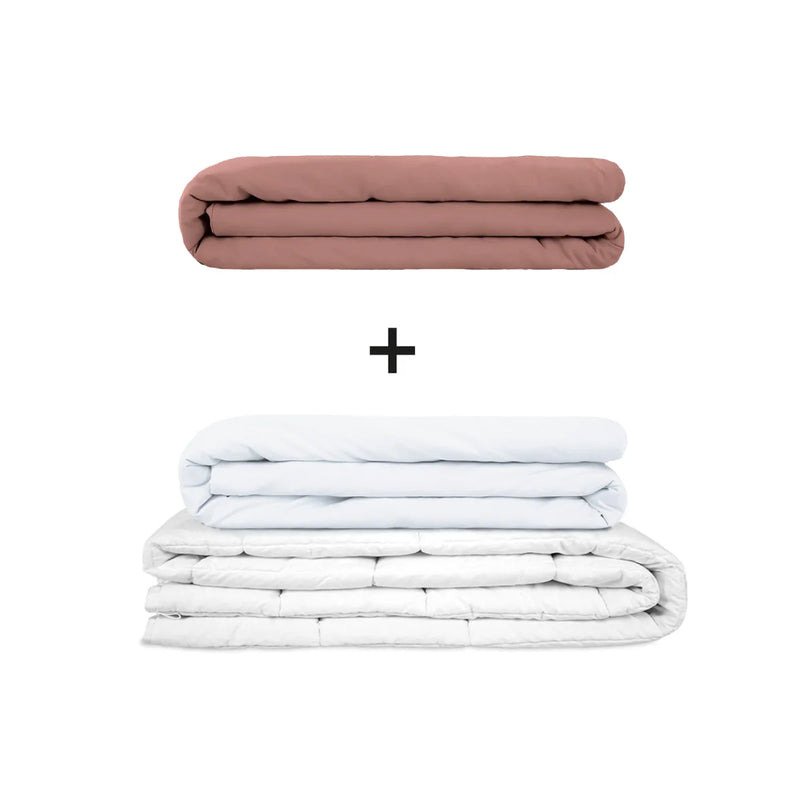 Original Therapiedecke - Gewichtsdecken Set für Erwachsene inklusive 2 Bezügen nach Wahl