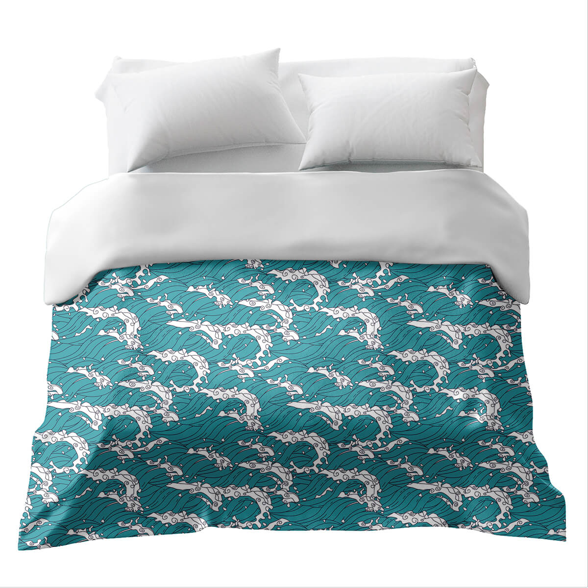 Originele therapiedeken - katoenen hoes Japanse golf