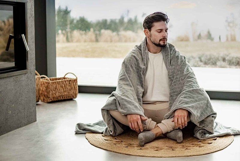 Therapiedecken gegen Stress