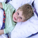 Original Therapiedecke - Weltall Gewichtsdecke mit Baumwollbezug für Kinder