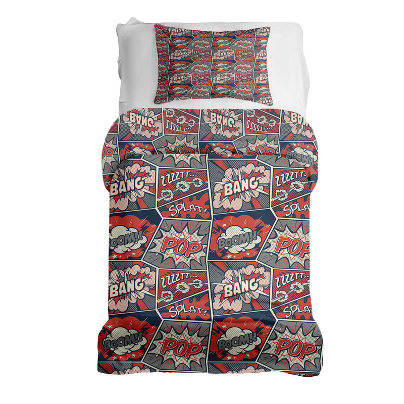 Therapiedekens Beddengoed Set Rood met Stripboek