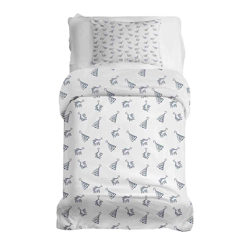 Therapiedekens Beddengoed Set Wit met Boho Oorbellen