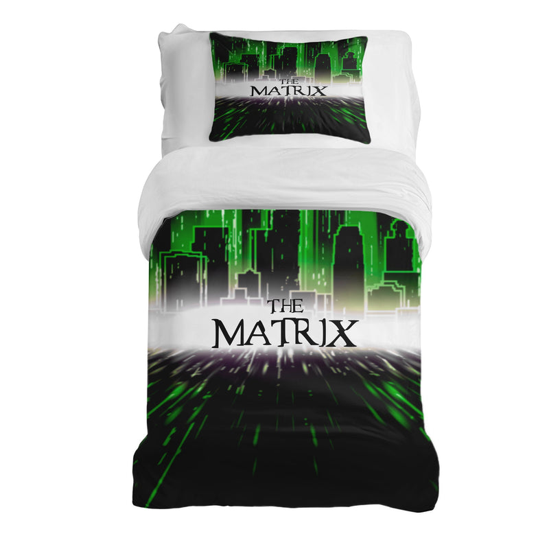 Therapiedecken beddengoed set stad The Matrix