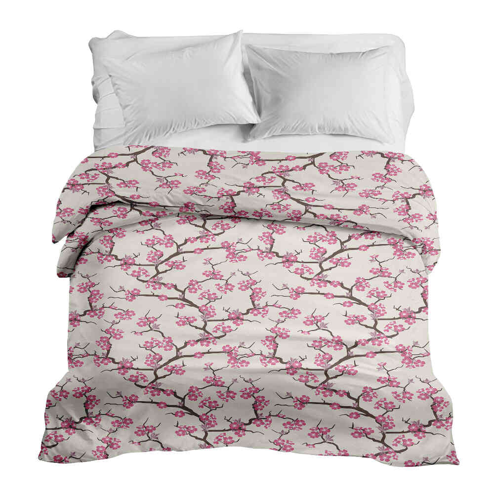 Originele therapiedeken - katoenen hoes Japanse kersenbloesem