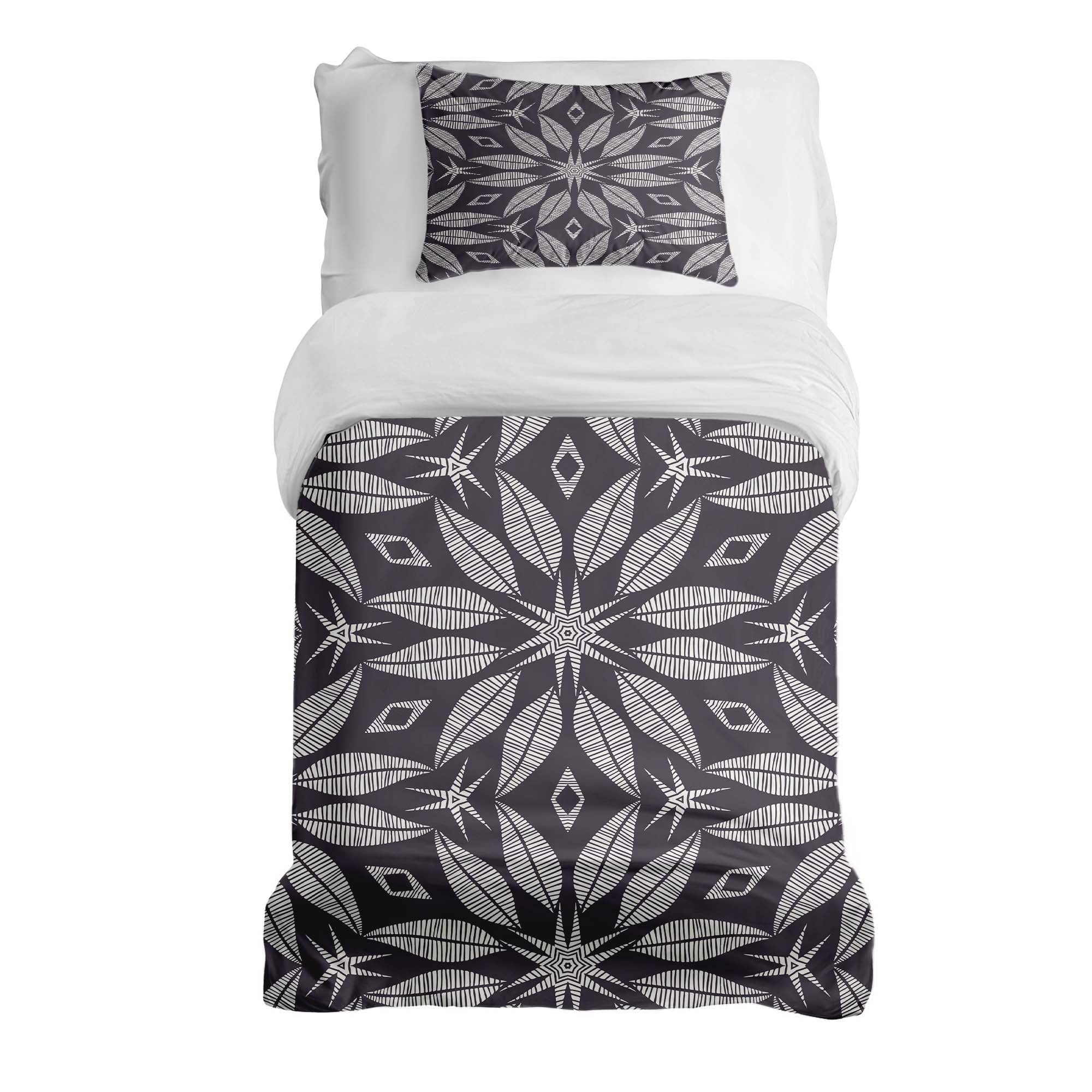 Therapiedekens beddengoedset met grote bloem