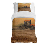 Therapiedekens Beddengoed Set Tractor met Aanhanger