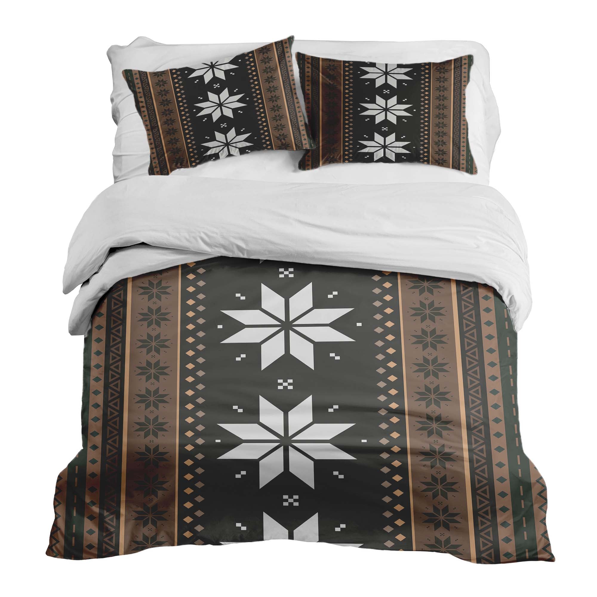 Therapiedekens beddengoed set gestreept met sterren