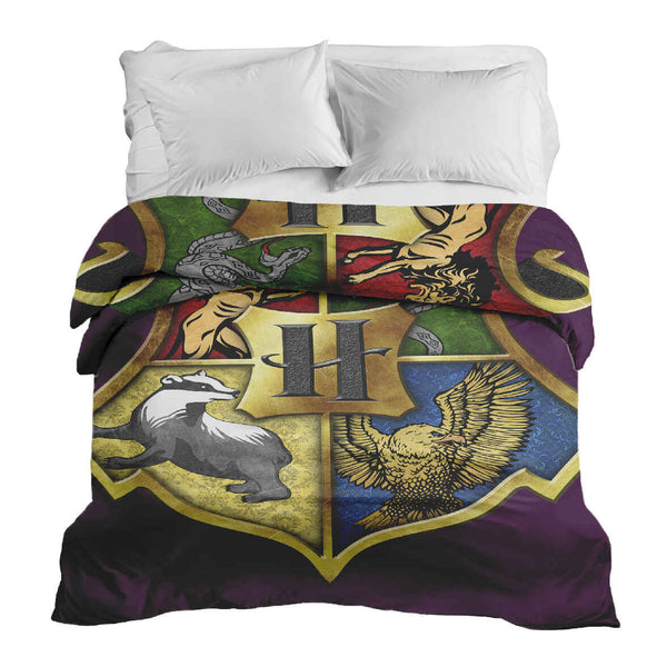 Therapiedekens katoenen hoes Hogwartshuizen
