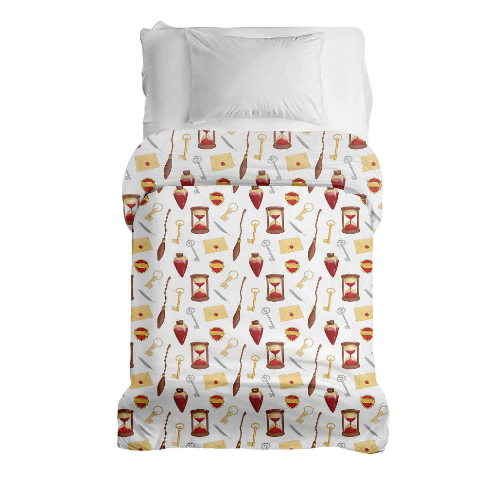 Originele therapiedeken - katoenen hoes wit Magic