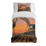 Therapiedekens Beddengoed Set Tractor bij zonsopgang