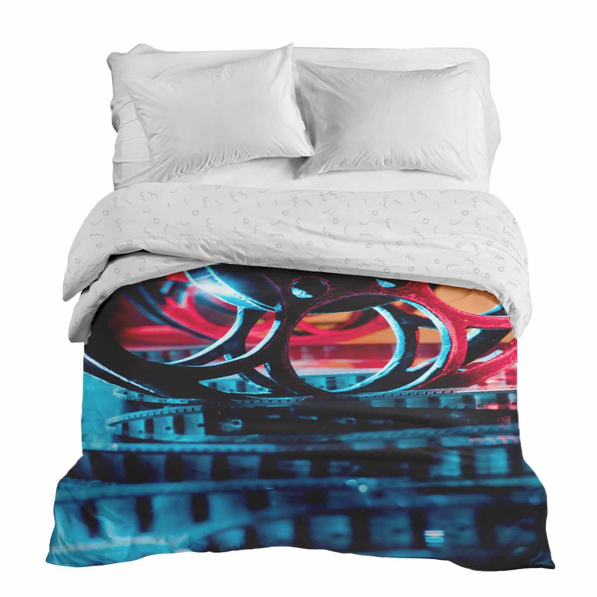 Original Therapiedecke - Baumwollbezug mit Uhrwerk