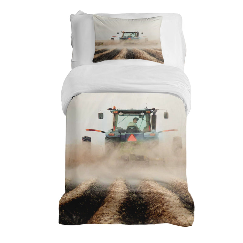 Therapiedekens Beddengoed Set Tractor in Actie