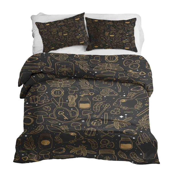 Therapiedekens Beddengoed Set Zwart Magie