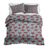 Therapiedekens Beddengoed Set Rood Origami
