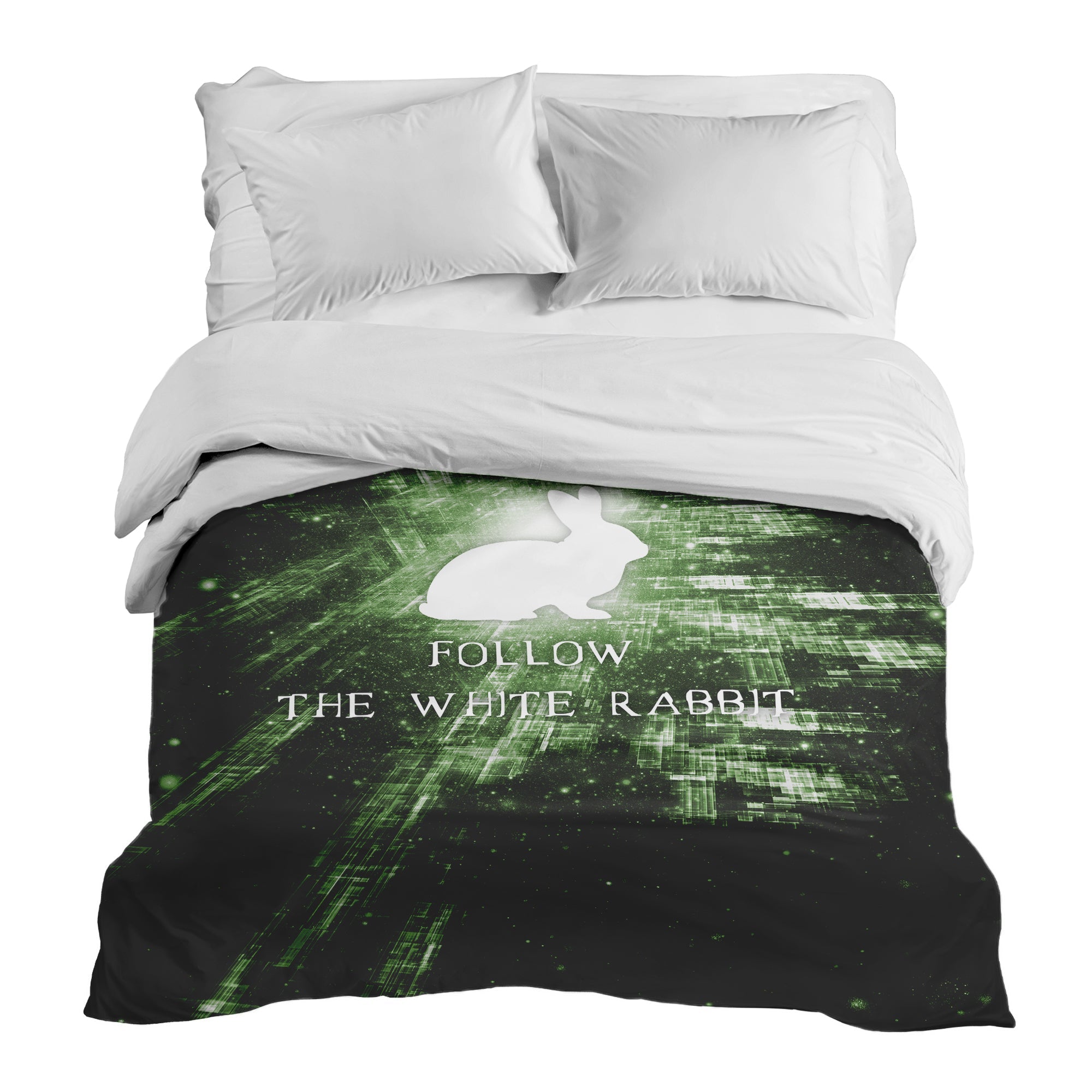 Originele therapiedeken - katoenen hoes Follow The Rabbit