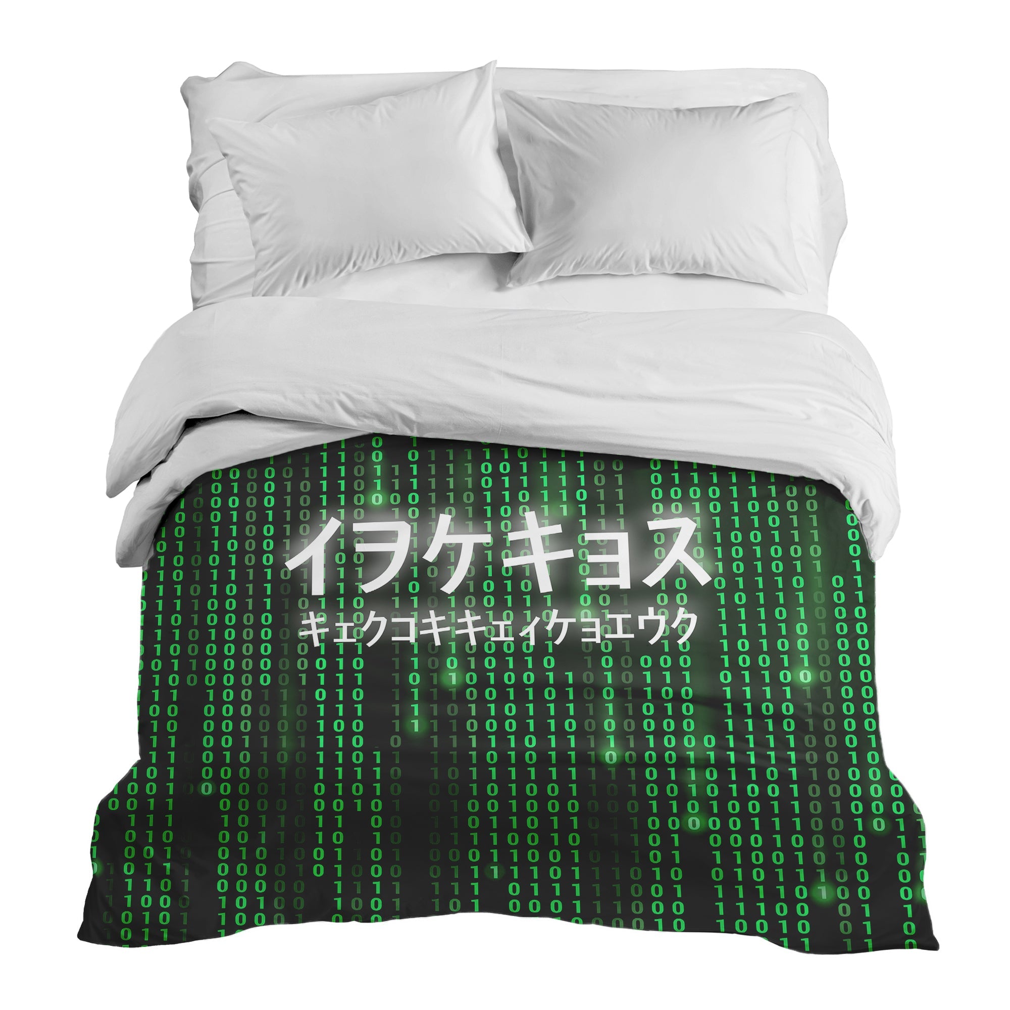 Originele therapiedeken - katoenen hoes groen cijfercode